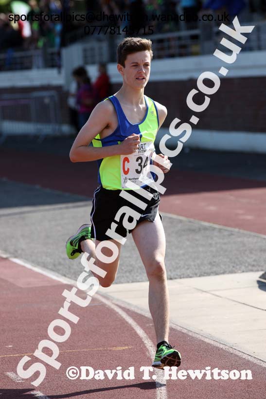 Mens under-17s, Northern Road Relays, Blackpool. Photo: David T. Hewitson/Sports for All Pics